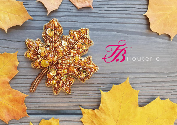 Maple Leaf Brooch